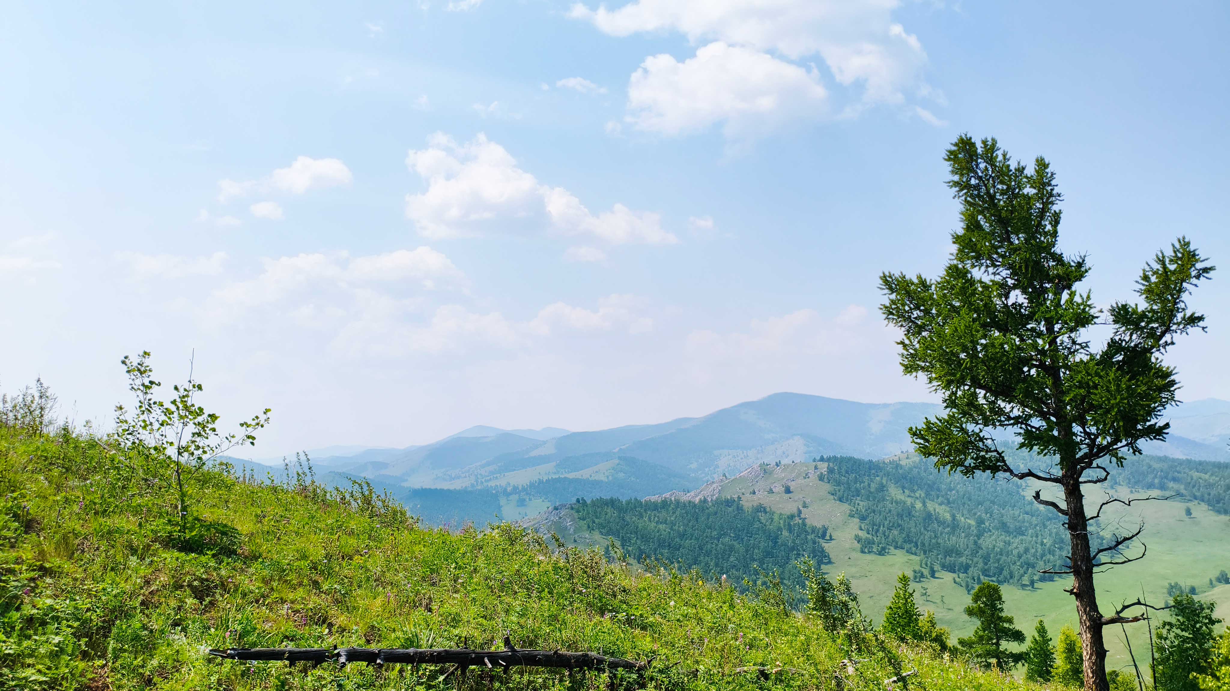 Пейзажи с горы Амога республика Хакасия
