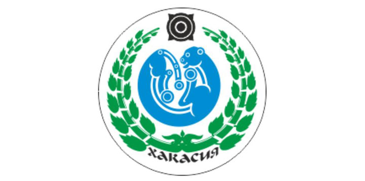 Герб Хакасии с октября 1992 по декабрь 1993 года.