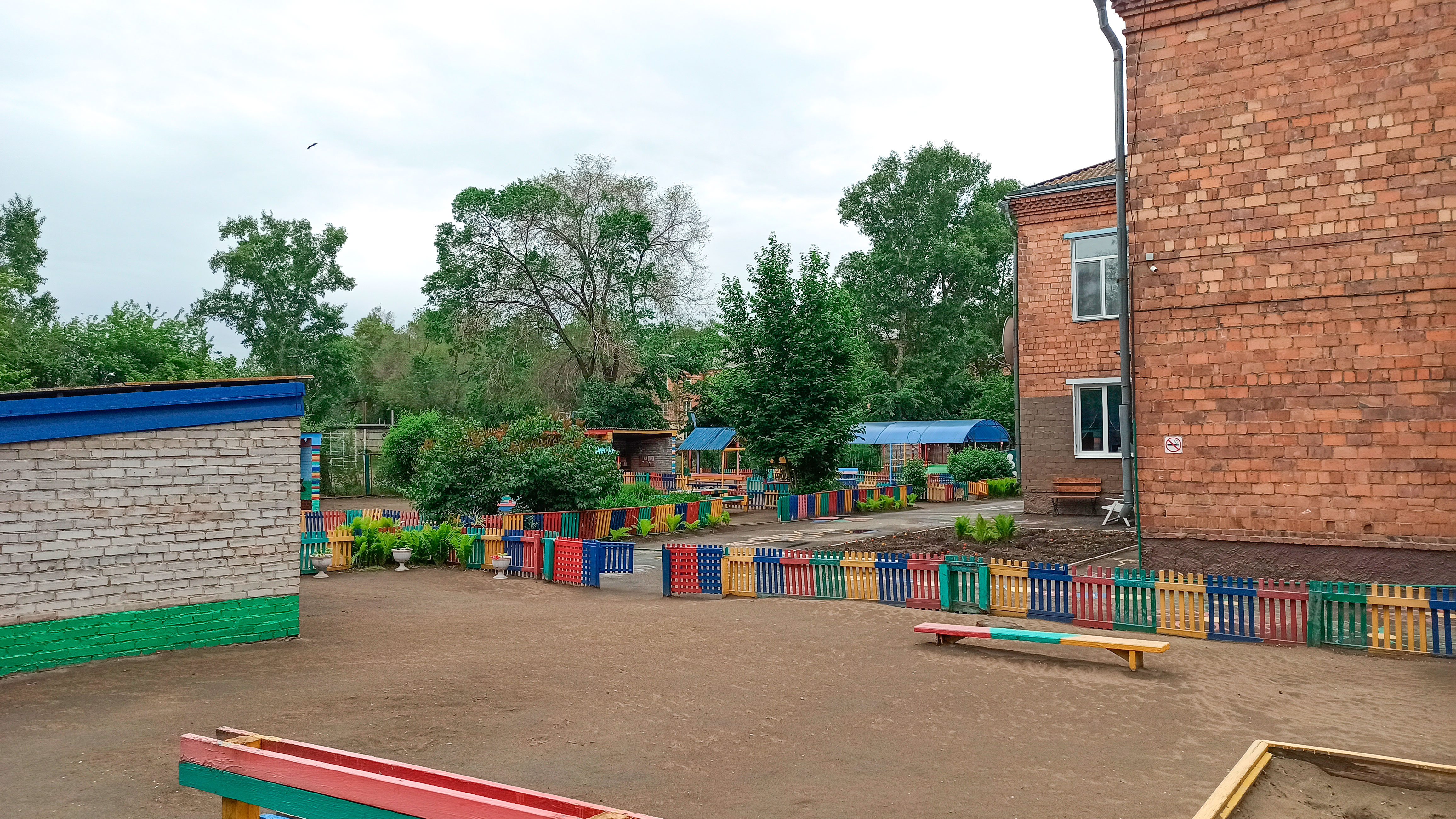 Игровые площадки в садике "Сибирячок" г. Абакан.