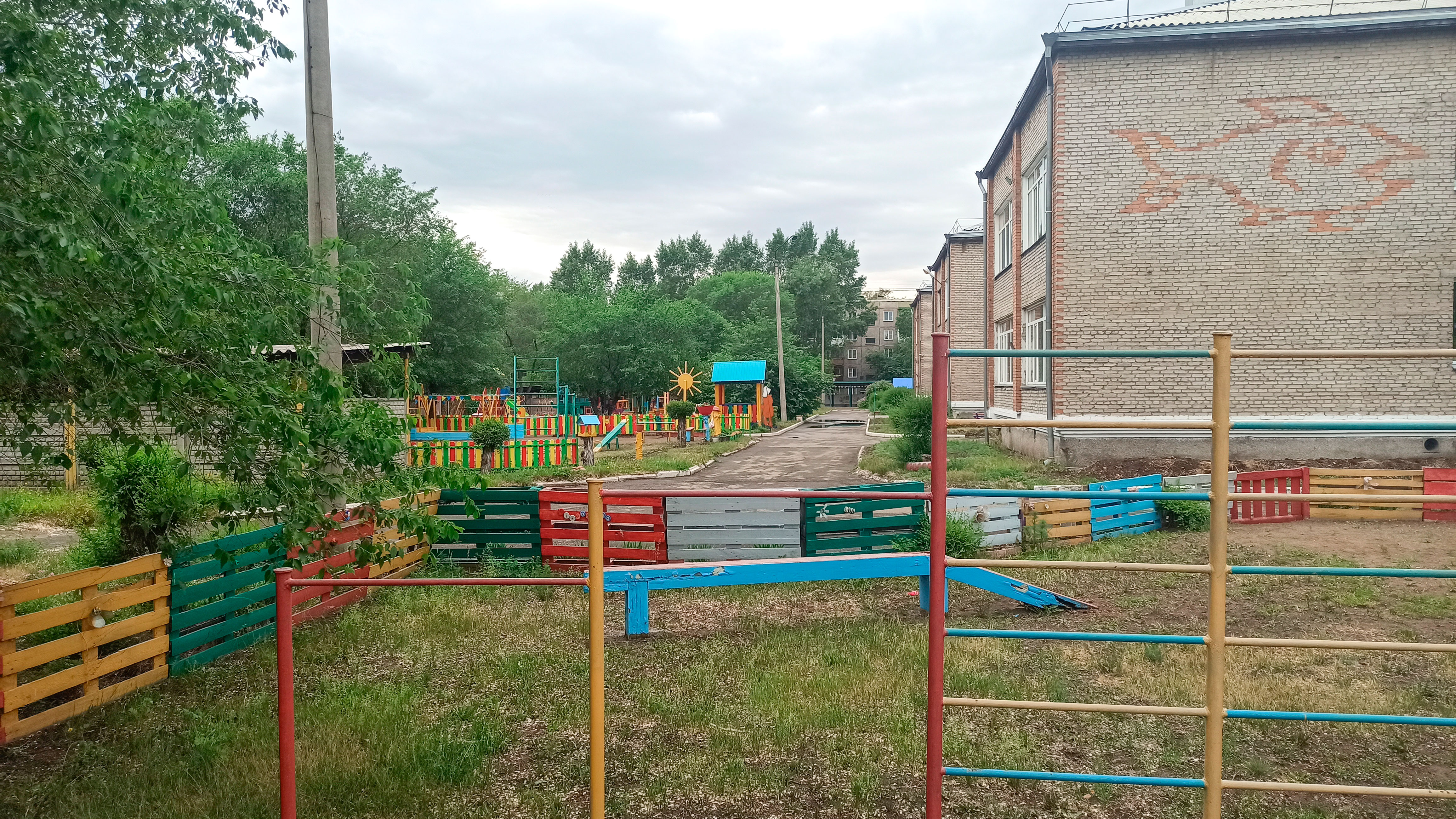 Игровые площадки в садике "Калинка", г. Абакан.