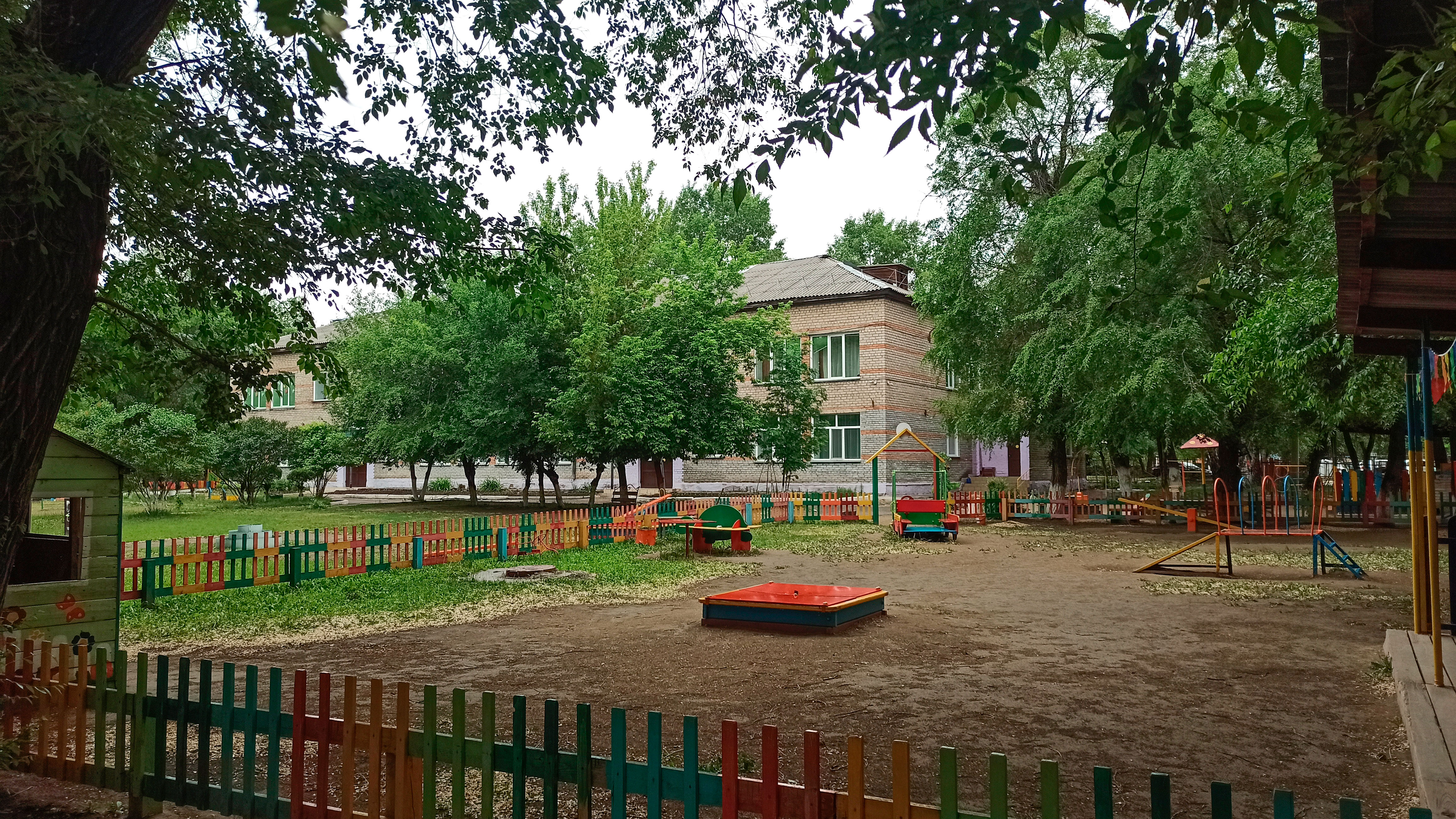Игровая площадка садика "Золотой ключик" в Абакане.
